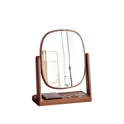 Lisa Vanity Mirror (2 Sizes) - Walnut