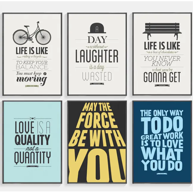 Laughter Inspirational Quote Wall Framed Canvas 30 x 40 cm - 9