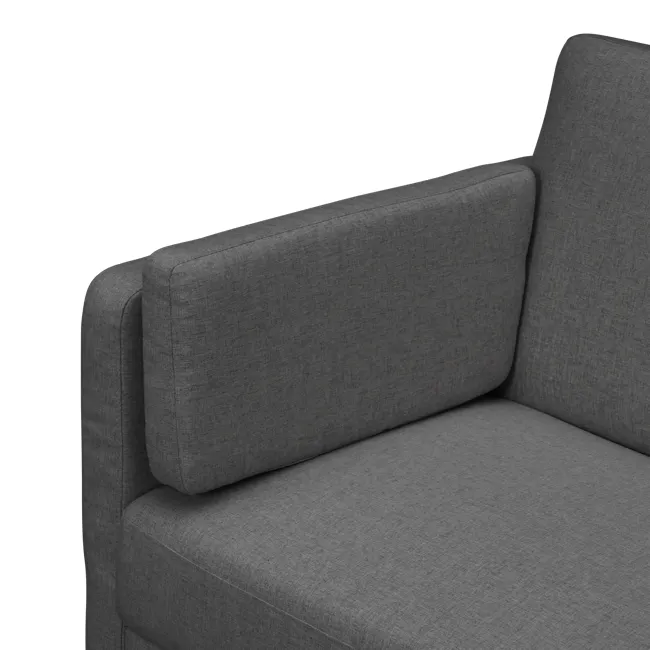Landon 3 Seater Sofa Bed - Charcoal Grey - 10