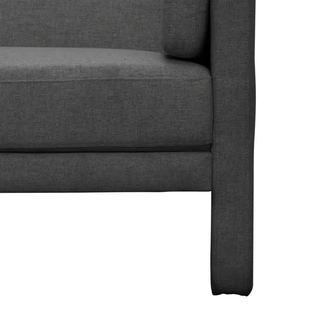 Landon 3 Seater Sofa Bed - Charcoal Grey - 12
