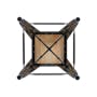 Bartel Counter Stool with Wooden Seat - Black, Walnut - 4