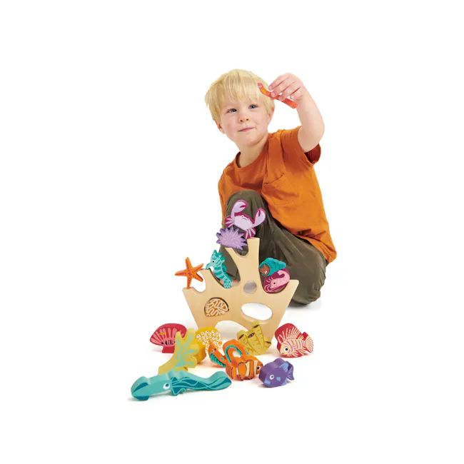 Tender Leaf Toys Stacking Coral Reef - 2