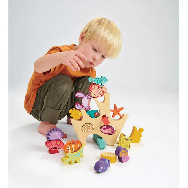 Tender Leaf Toys Stacking Coral Reef - 3