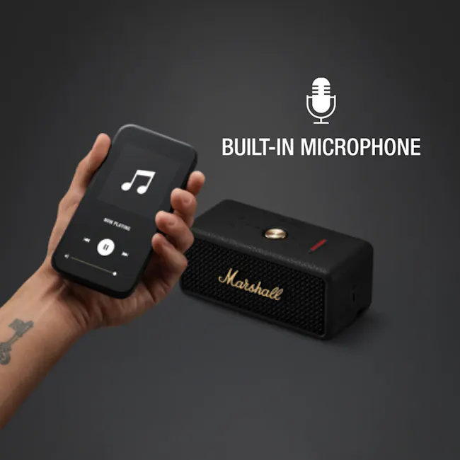 Marshall Emberton III - Black - 5 - Smartphone, music, control, app, interface, digital, music player, app icon, music