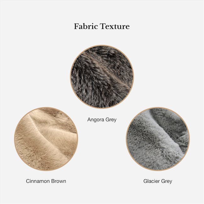 SoftRock Arcadian Bean Bag - Angora Grey (Luxe) - 8