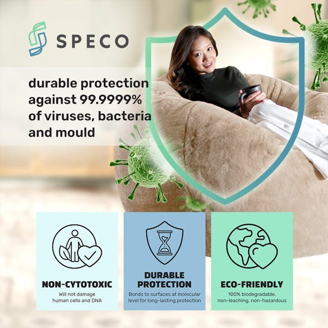 SoftRock Arcadian Bean Bag - Angora Grey (Luxe) - 3