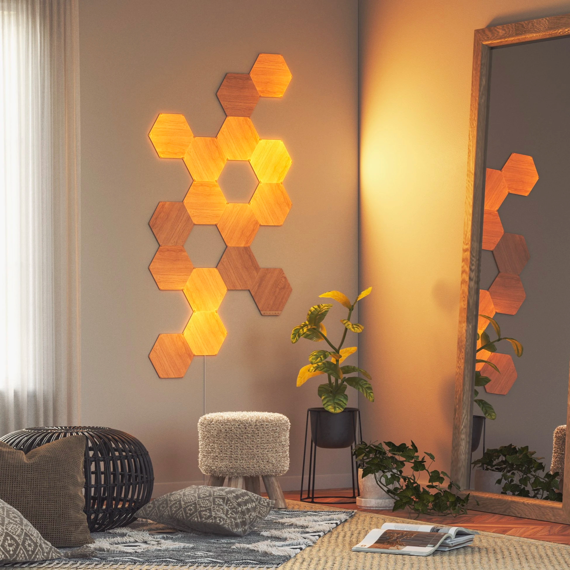 nanoleaf elements wood