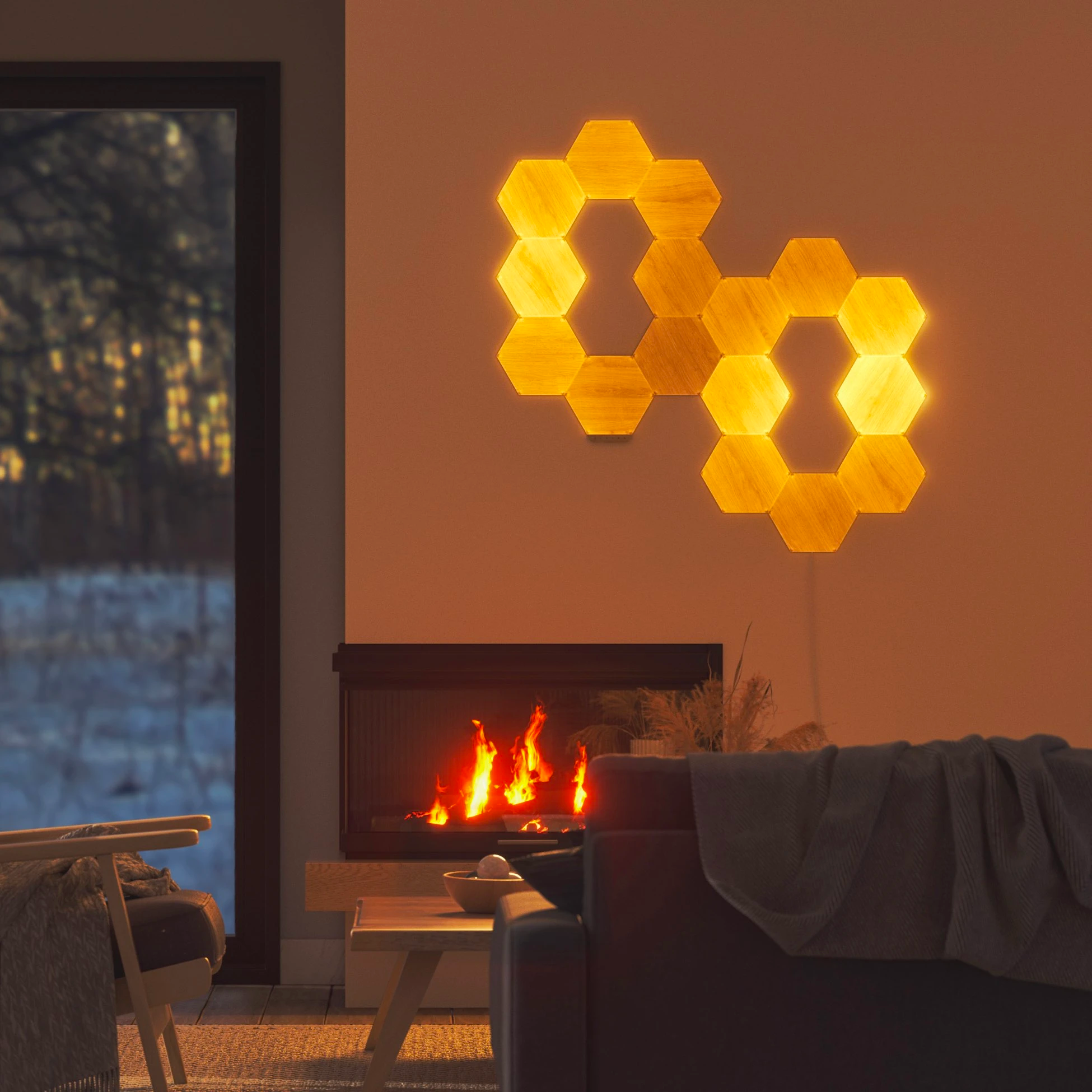 nanoleaf elements wood