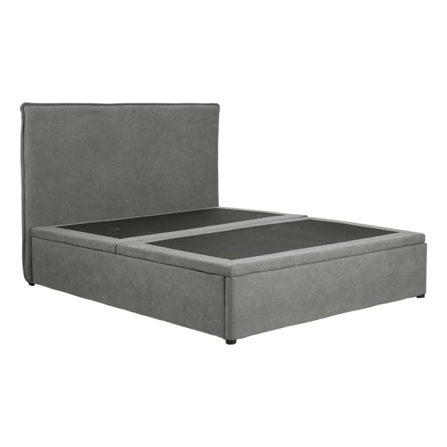 Arthur Queen Storage Bed - Urban Grey (Fabric) - 4