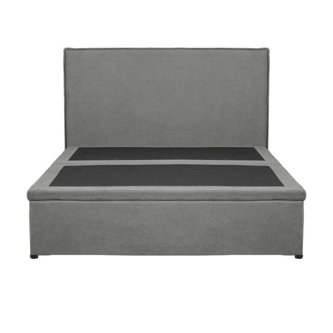 Arthur Queen Storage Bed - Urban Grey (Fabric) - 1