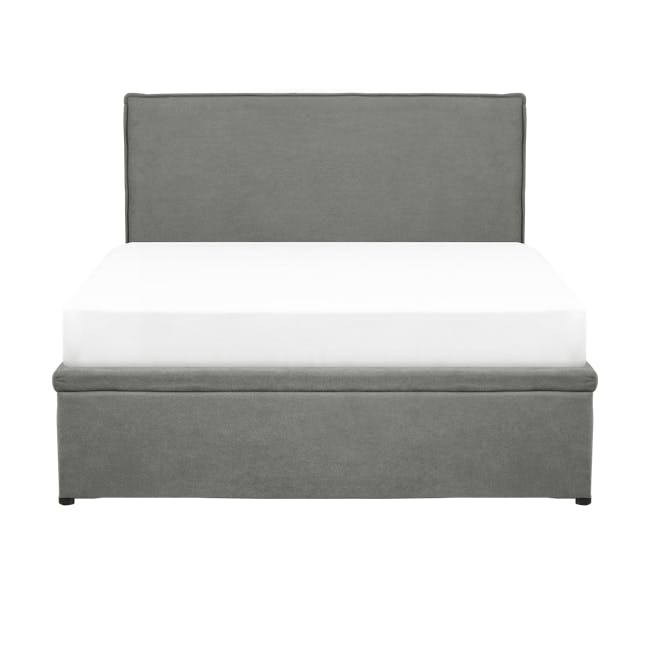 Arthur Queen Storage Bed - Urban Grey (Fabric) - 0