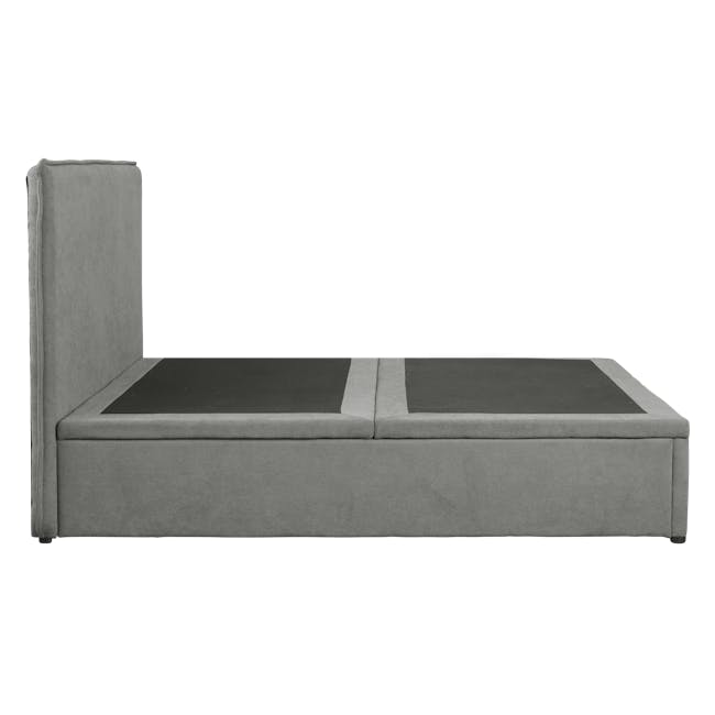Arthur Queen Storage Bed - Urban Grey (Fabric) - 5