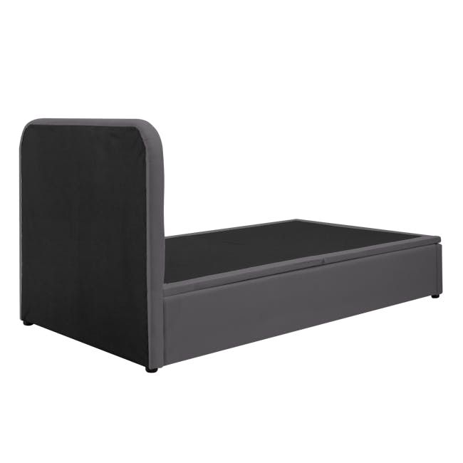 (As-is) Nolan Single Storage Bed - Hailstorm - 4 - 12