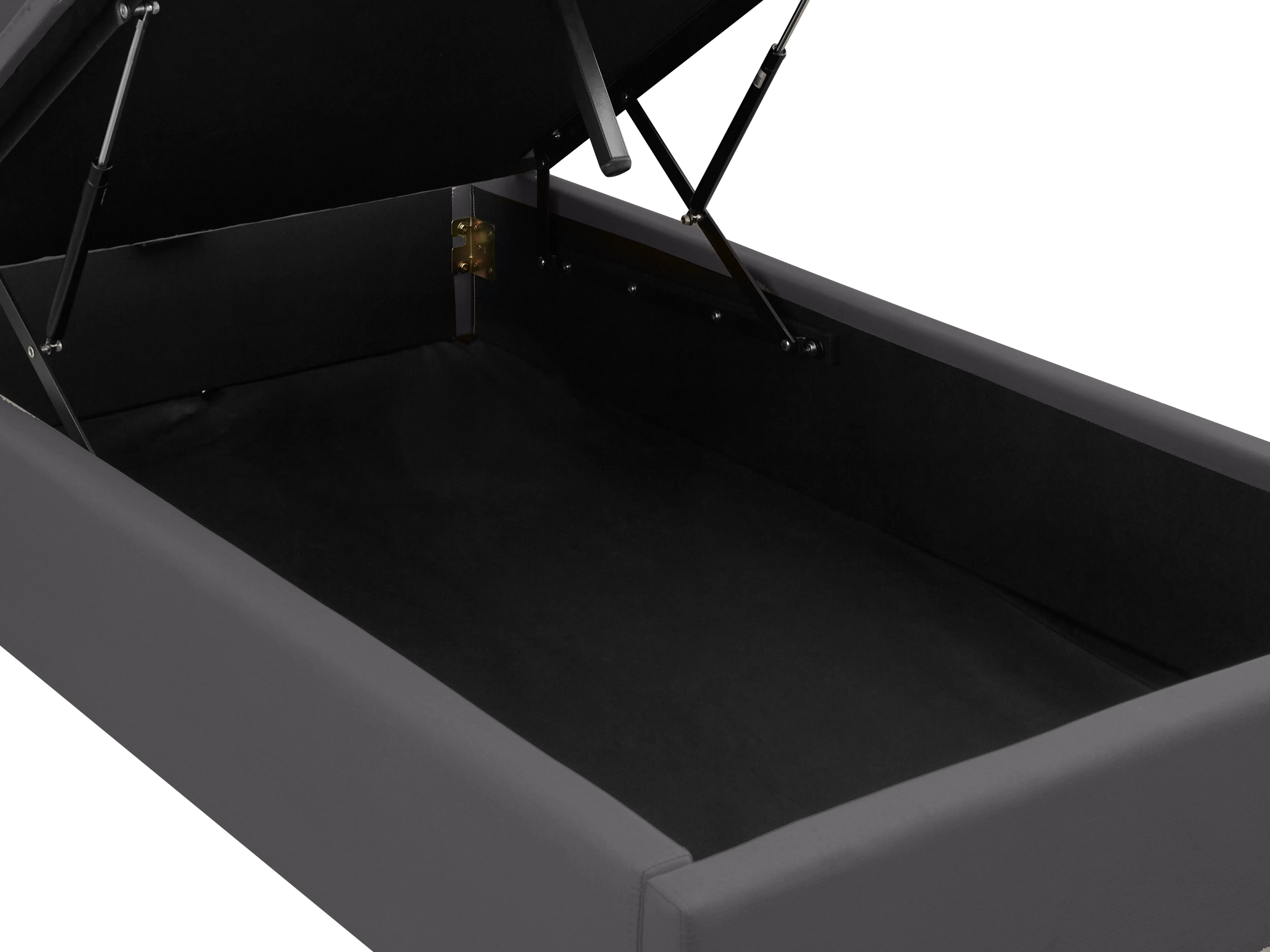 Nolan Single Storage Bed - Hailstorm - 9