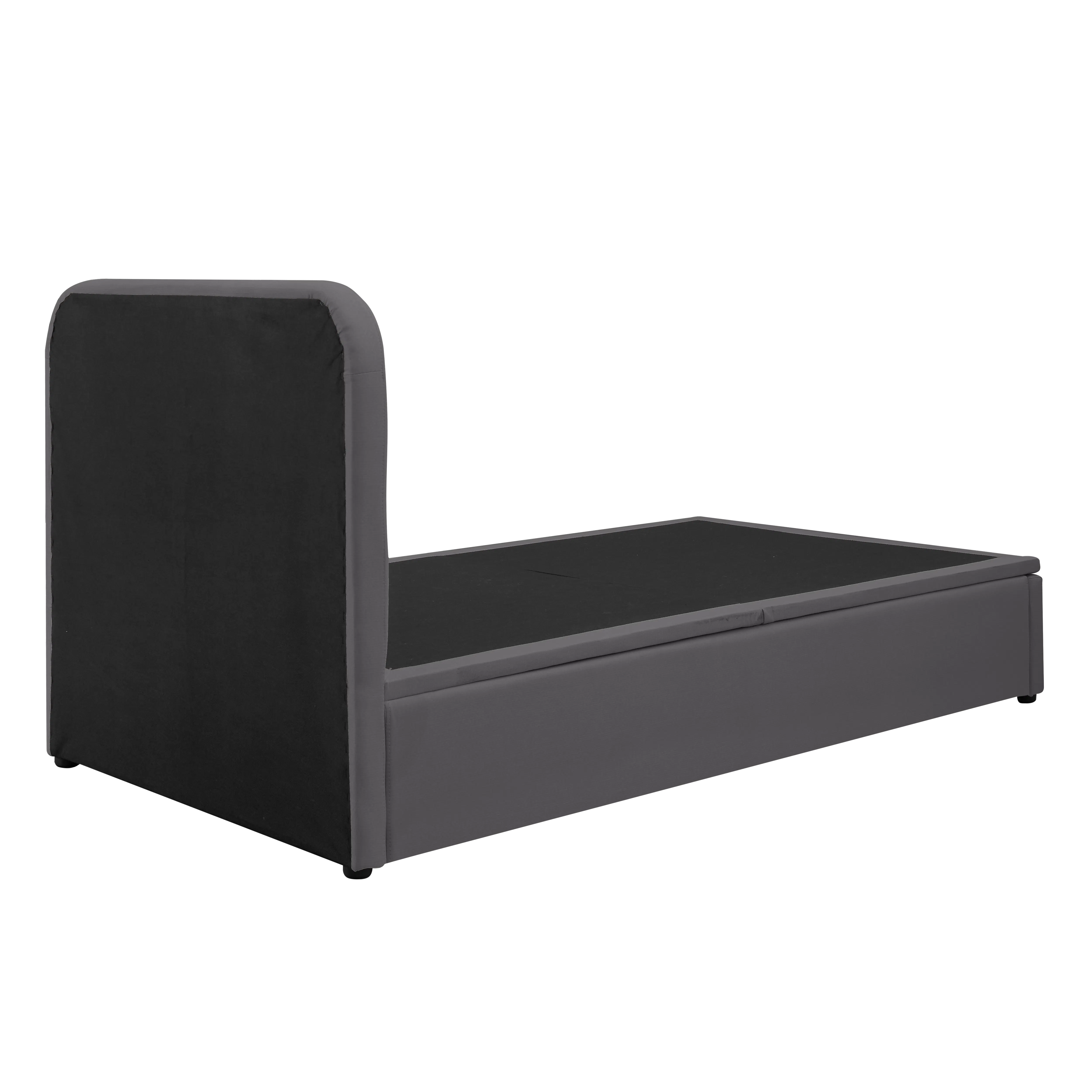 Nolan Single Storage Bed - Hailstorm - 7