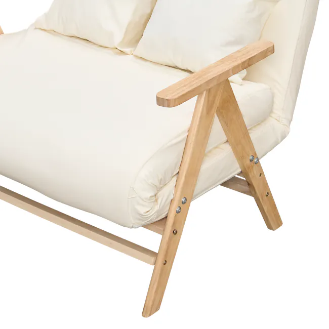 (As-is) Hons Sofa Bed - Oak, Beige (Pet Friendly) - 11