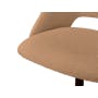 Kabira Mid Back Office Chair - Burnt Umber (Fabric) - 5