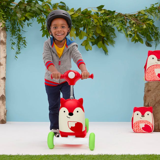 Skip Hop Zoo Ride On 3 in 1 Scooter - Fox - 9
