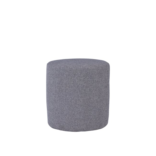 Omni Pouf - Grey - Small (Easy Clean Fabric) - 0