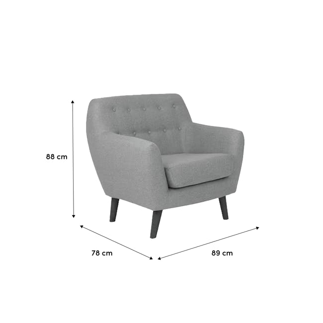 Emma Armchair Dusk Blue, Emma by Hipvan HipVan