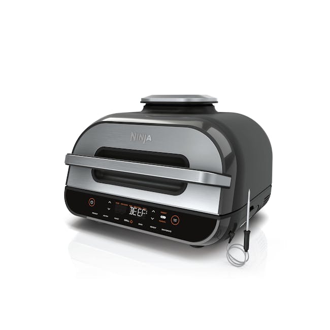 Ninja Foodi Smart XL Grill & Air Fryer - 1 - Ninja toaster, stainless steel design, digital display, preheat, air fry