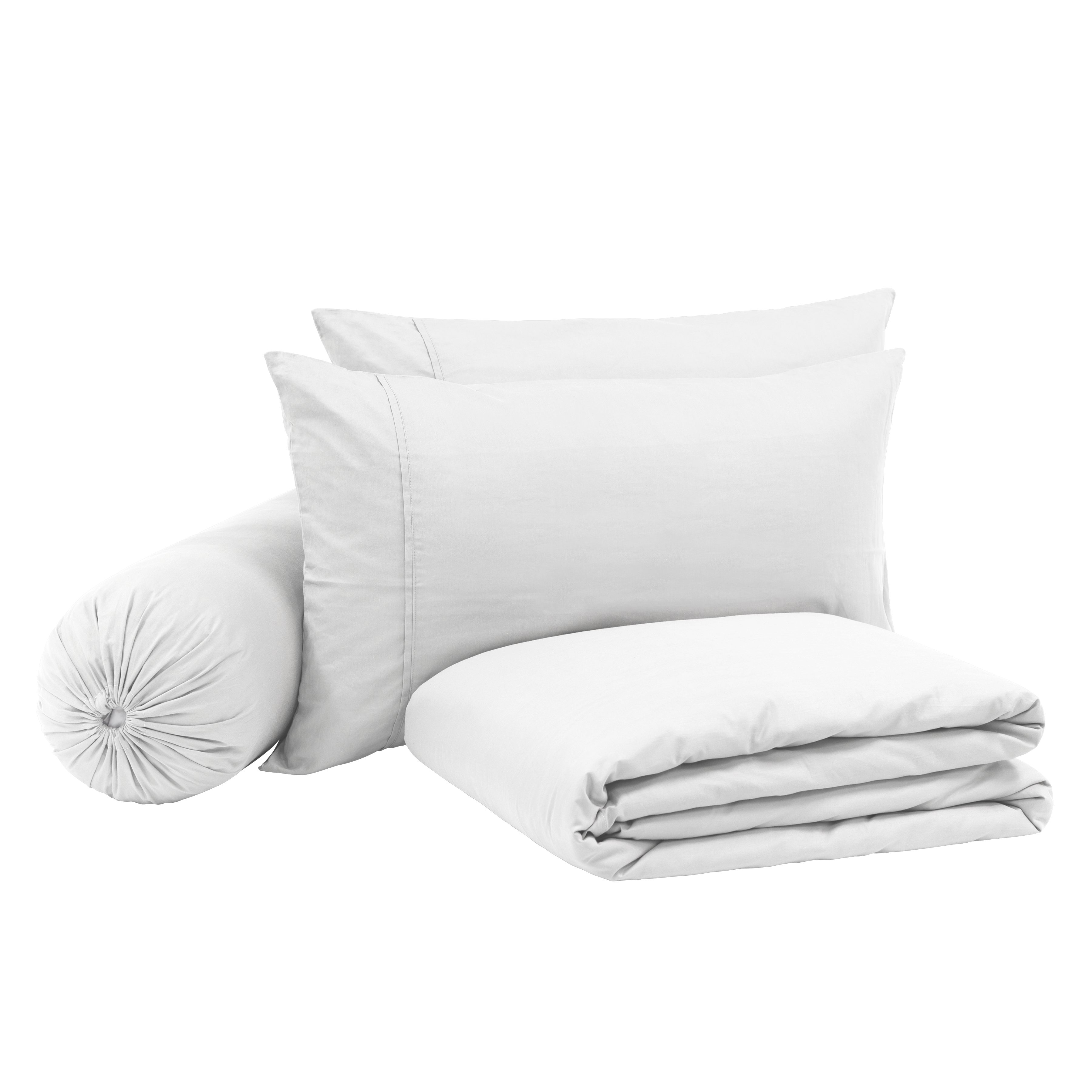 Super Single Aurora Duvet Cover 4 Pc Set White Aurora Bedding