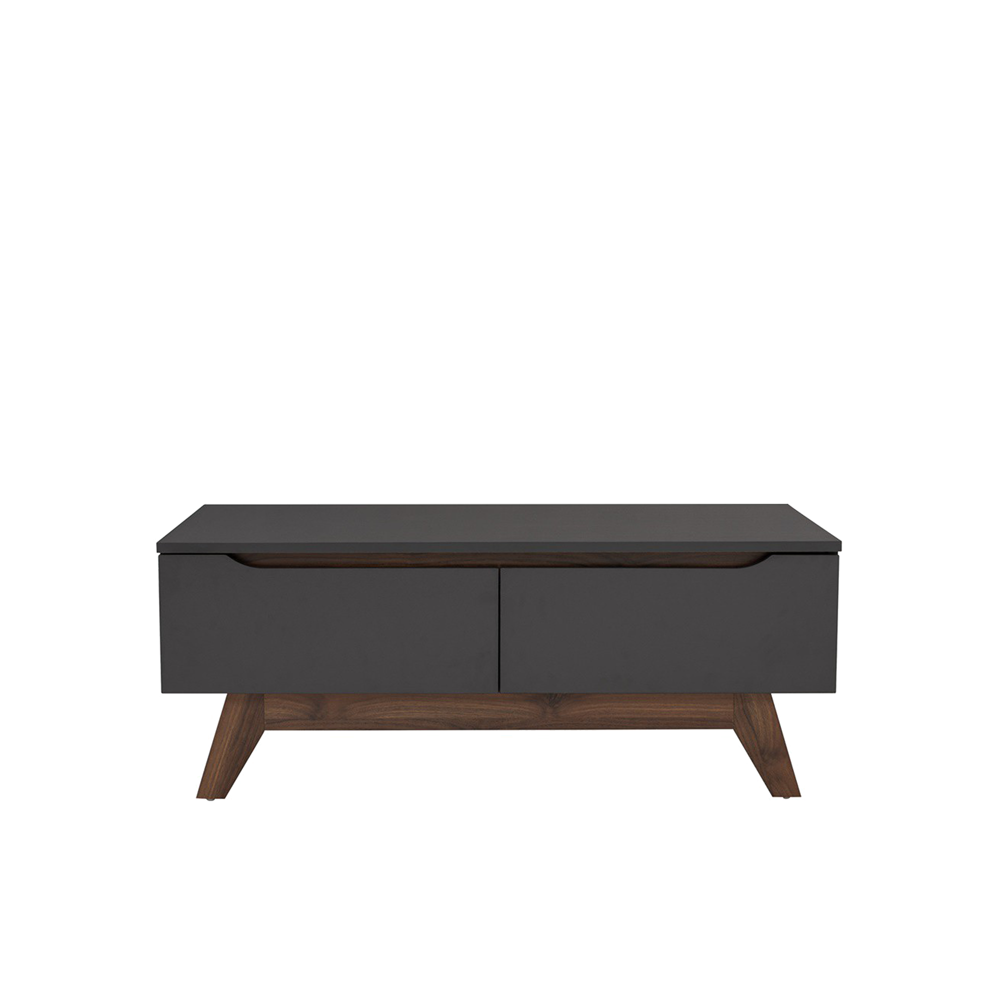 Miah Coffee Table - Walnut, Grey