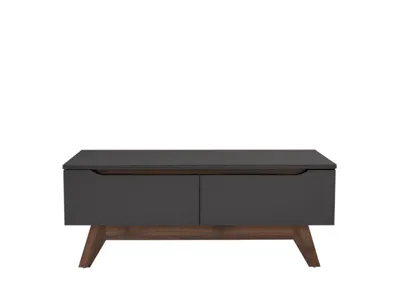 Miah Coffee Table - Walnut, Grey