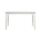 Jonah Extendable Table 1.4m-1.8m in White with 4 Lars Chairs in Natural, Black - 2