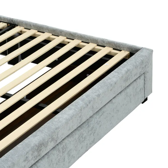 Delcie Drawer Queen Bed - Grey - 10
