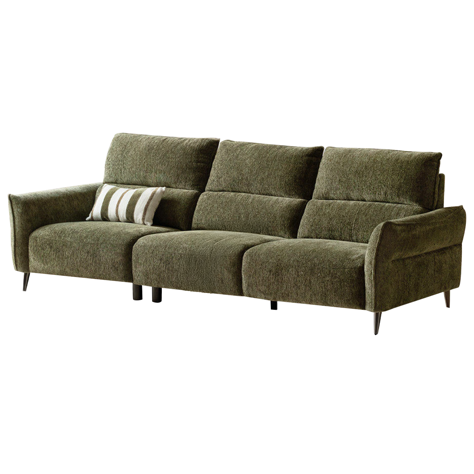 Billand 3 Seater Sofa - Olive Green (Fabric)