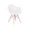 Jonah Extendable Table 1.4m-1.8m in Oak with 4 Lars Chair in Natural, White - 4