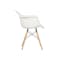 Jonah Extendable Table 1.4m-1.8m in Oak with 4 Lars Chair in Natural, White - 7