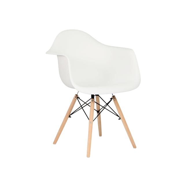 Lars Chair - Natural, White - 0