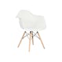 Lars Chair - Natural, White - 0