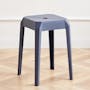 Arizona Stackable Stool - Grey Blue - 3