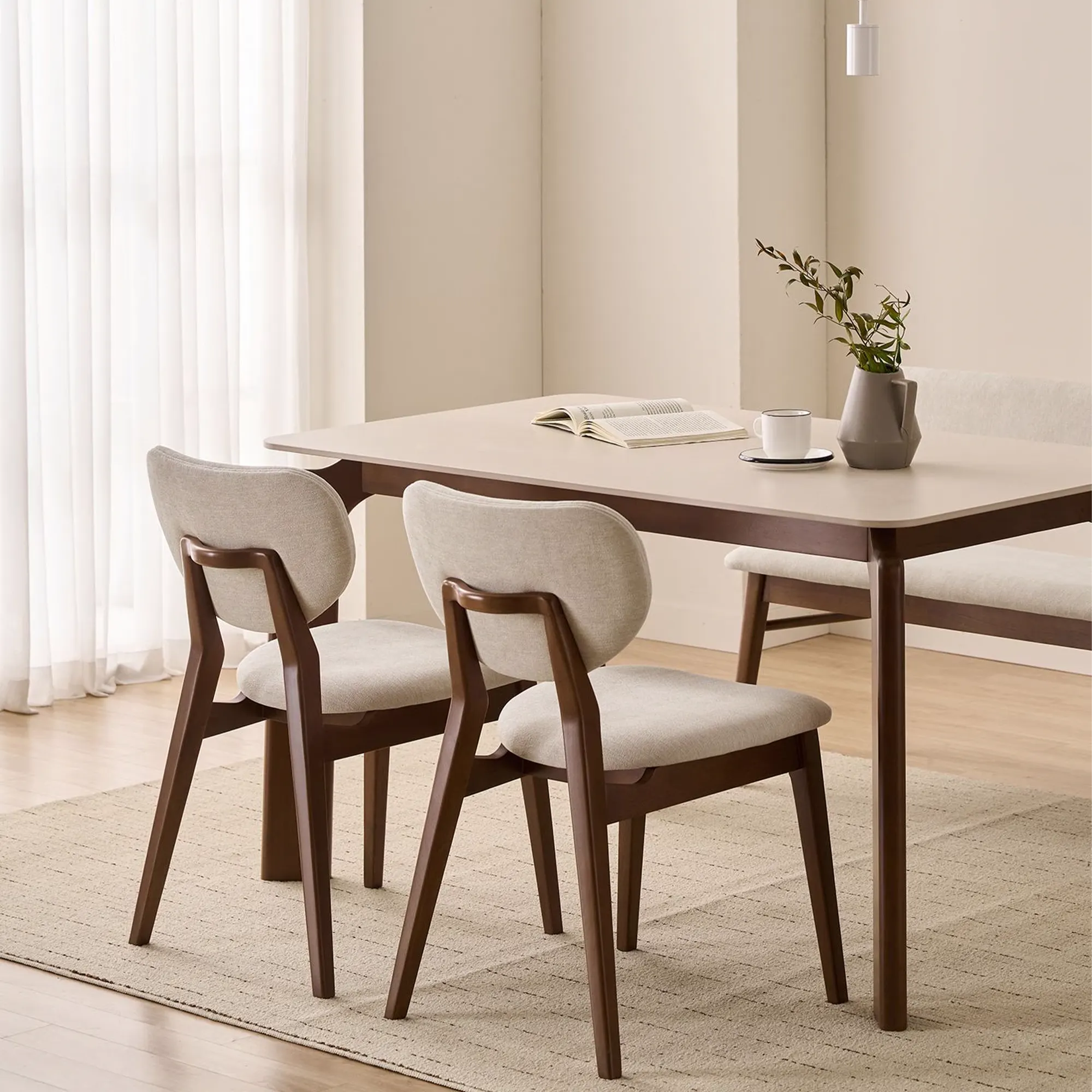 Ardin Dining Table 1.4m - Walnut (Ceramic) - 14