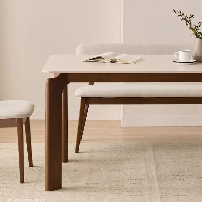 Ardin Dining Table 1.4m - Walnut (Ceramic) - 13