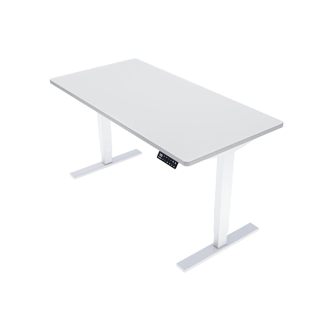 K3 Adjustable Table - White frame, White MFC (2 Sizes) - 1