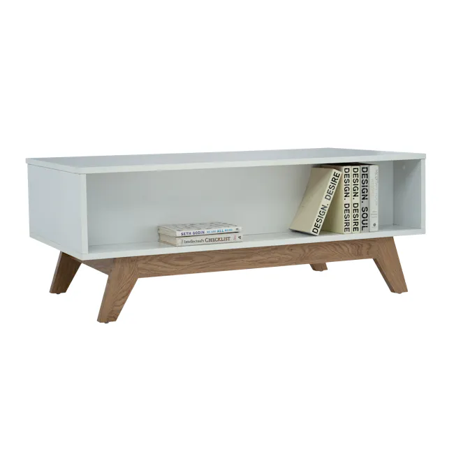 (As-is) Miah Coffee Table - Natural, White - 20