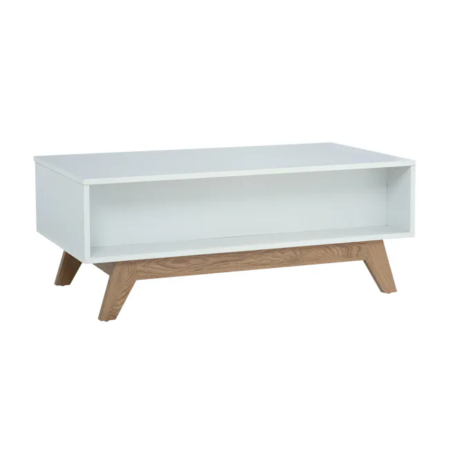 (As-is) Miah Coffee Table - Natural, White - 15