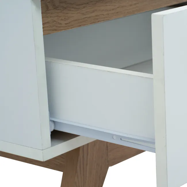 (As-is) Miah Coffee Table - Natural, White - 17