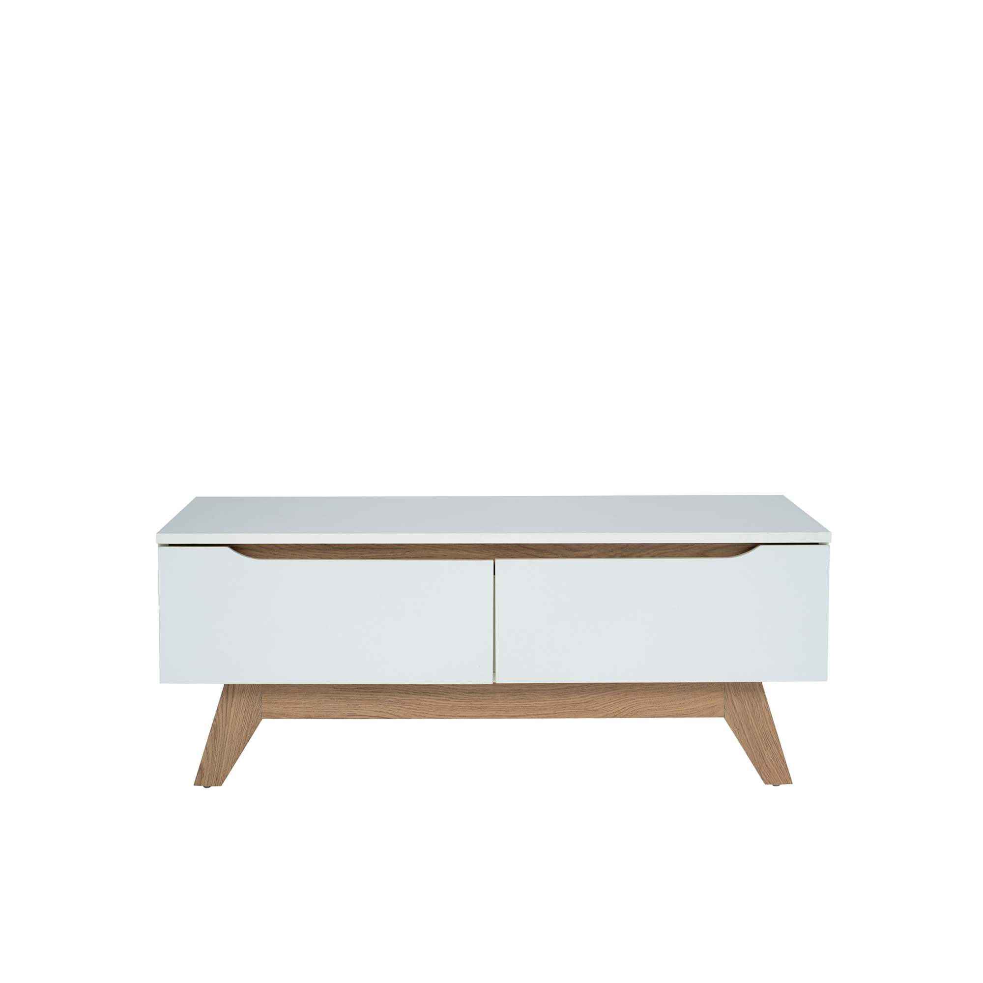 Miah Coffee Table - Natural, White