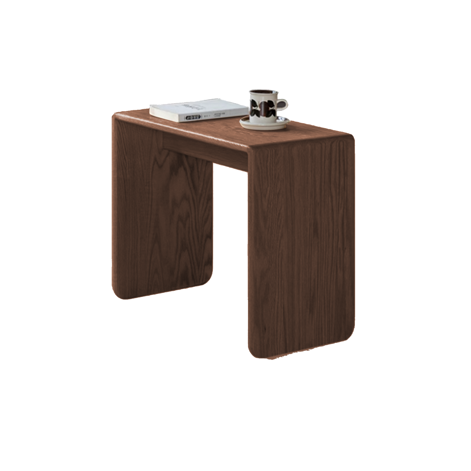 June Carry Side Coffee Table - Walnut