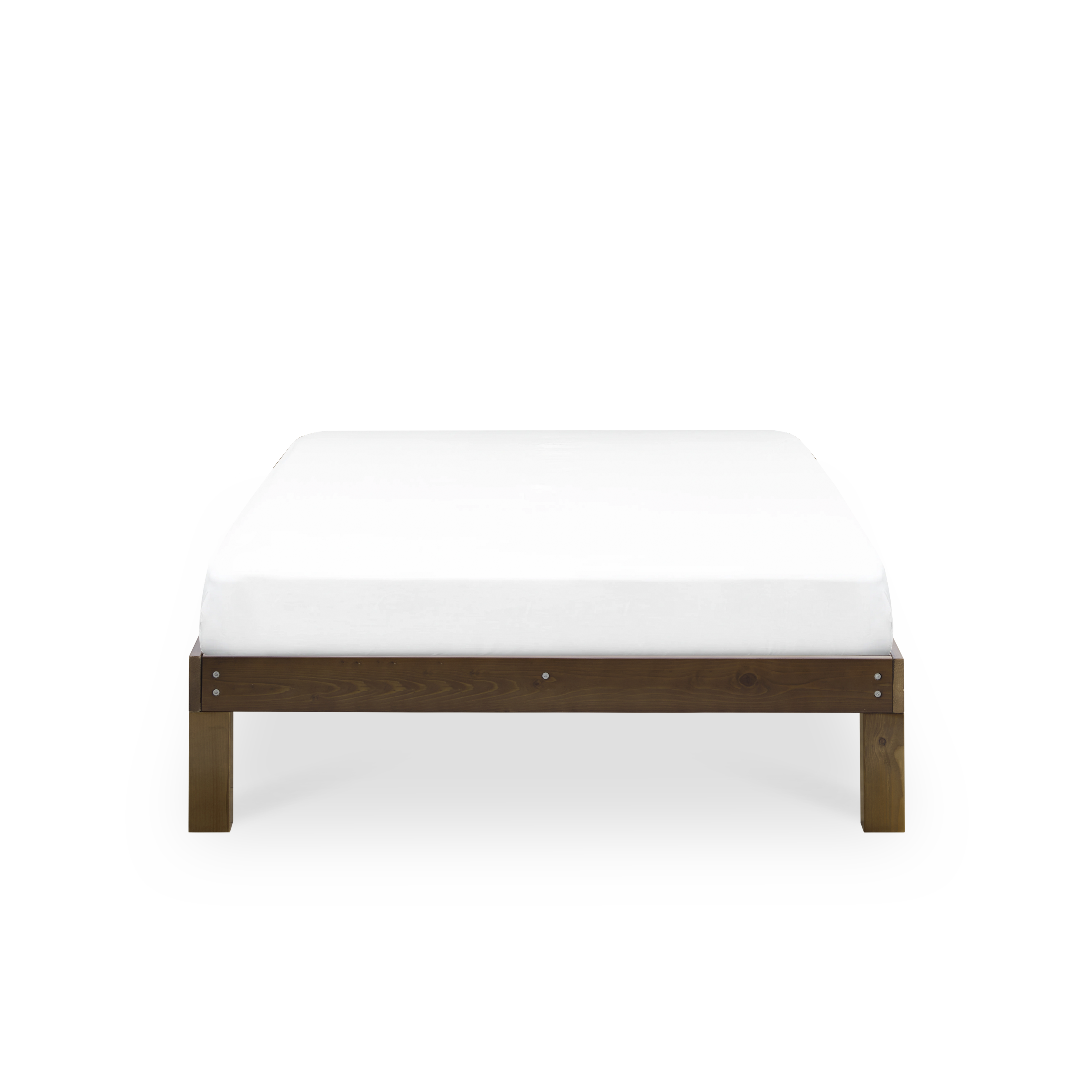 Katana Super Single Wooden Bed - Walnut