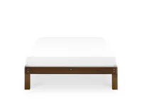 Katana Super Single Wooden Bed - Walnut