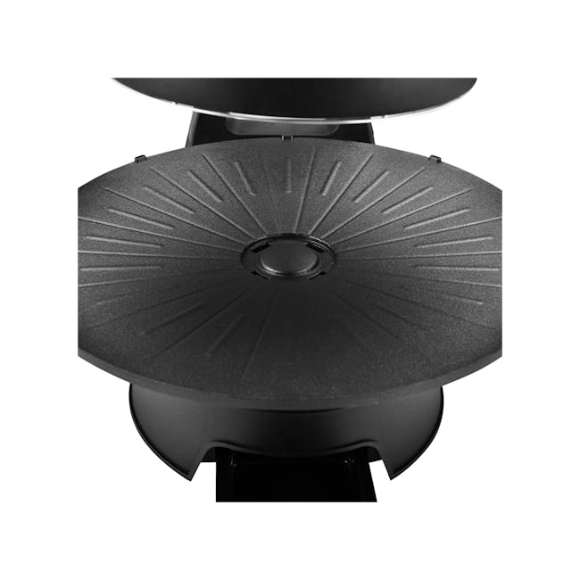 MORRIES Korean Smokeless Auto-Rotate Infrared BBQ Grill - 3 - Ergonomic design for optimal comfort, Adjustable height for