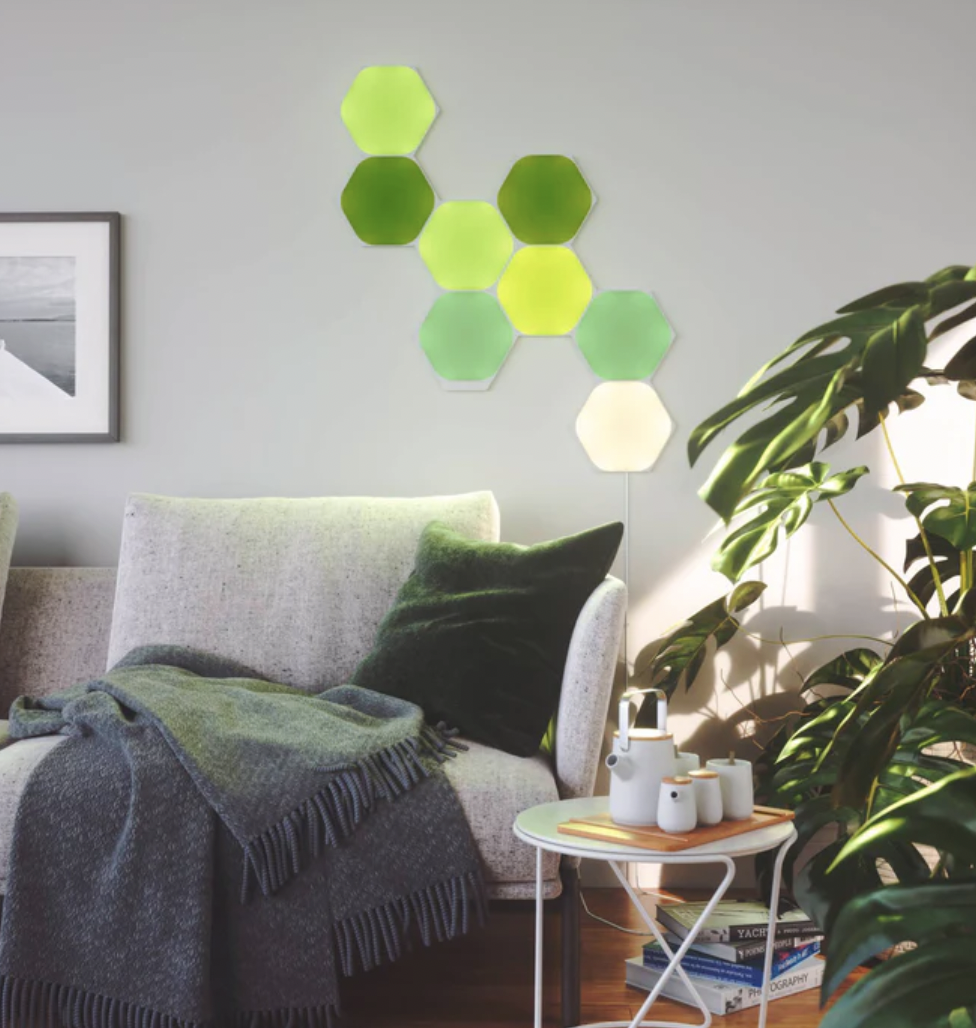 Nanoleaf Shapes Hexagons Smarter Kit (9 Panels), Nanoleaf