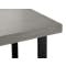 Titus Concrete Dining Table 1.6m with Titus Concrete Bench 1.6m and 2 Greta Chairs in Black - 5