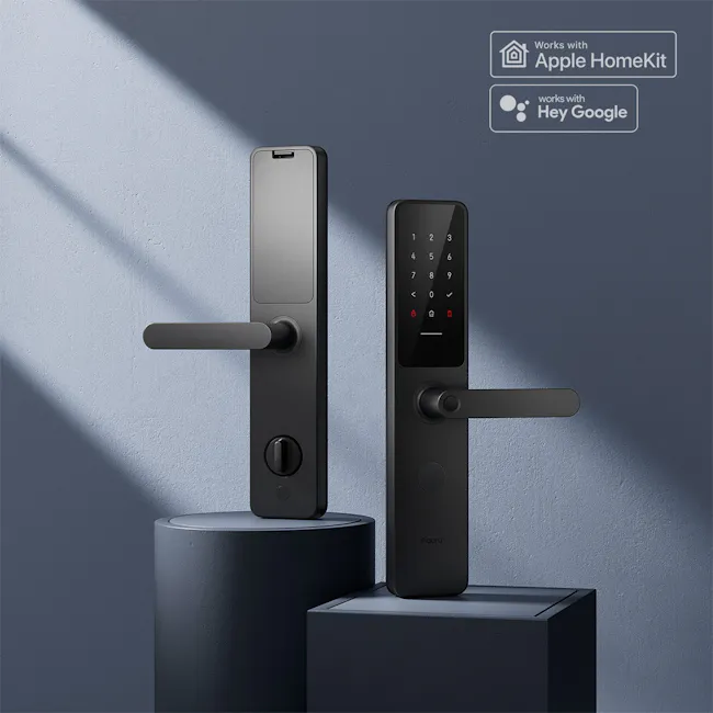 AQARA Smart Door Lock A100 - 3 - smart locks, home security, modern locks, digital keypad, Apple HomeKit integration, Hey